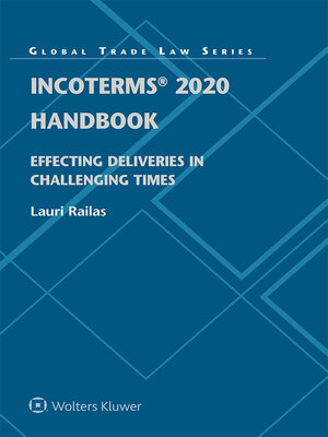 cover image of Incoterms 2020 Handbook